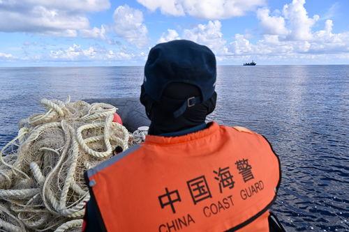 吃瓜船中国渔民,见证海洋维权与和平捕捞的生动故事