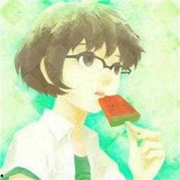 吃瓜女孩漫画头像